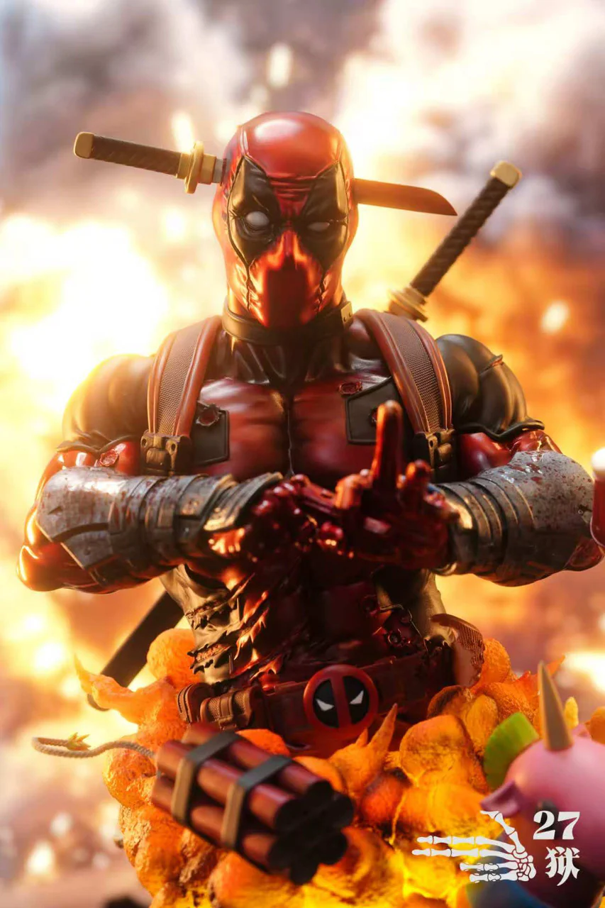 Marvel - DeadPool Bust | 1:3 Resin Statue | by 27abyss Studio