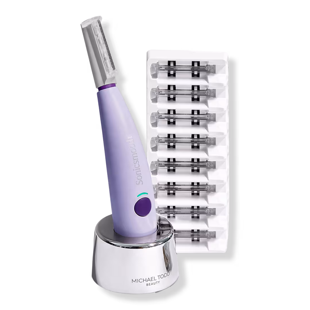 Michael Todd Beauty  Sonicsmooth Dermaplaning System, Peach Fuzz Remover - 8 Weeks of treatments