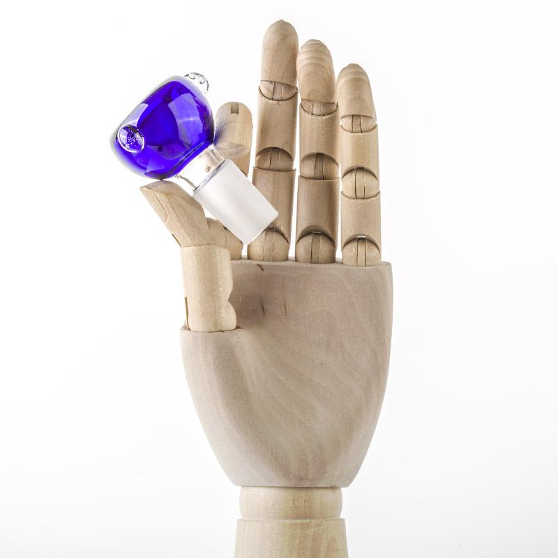 18mm Male Cobalt Round Bong Bowl