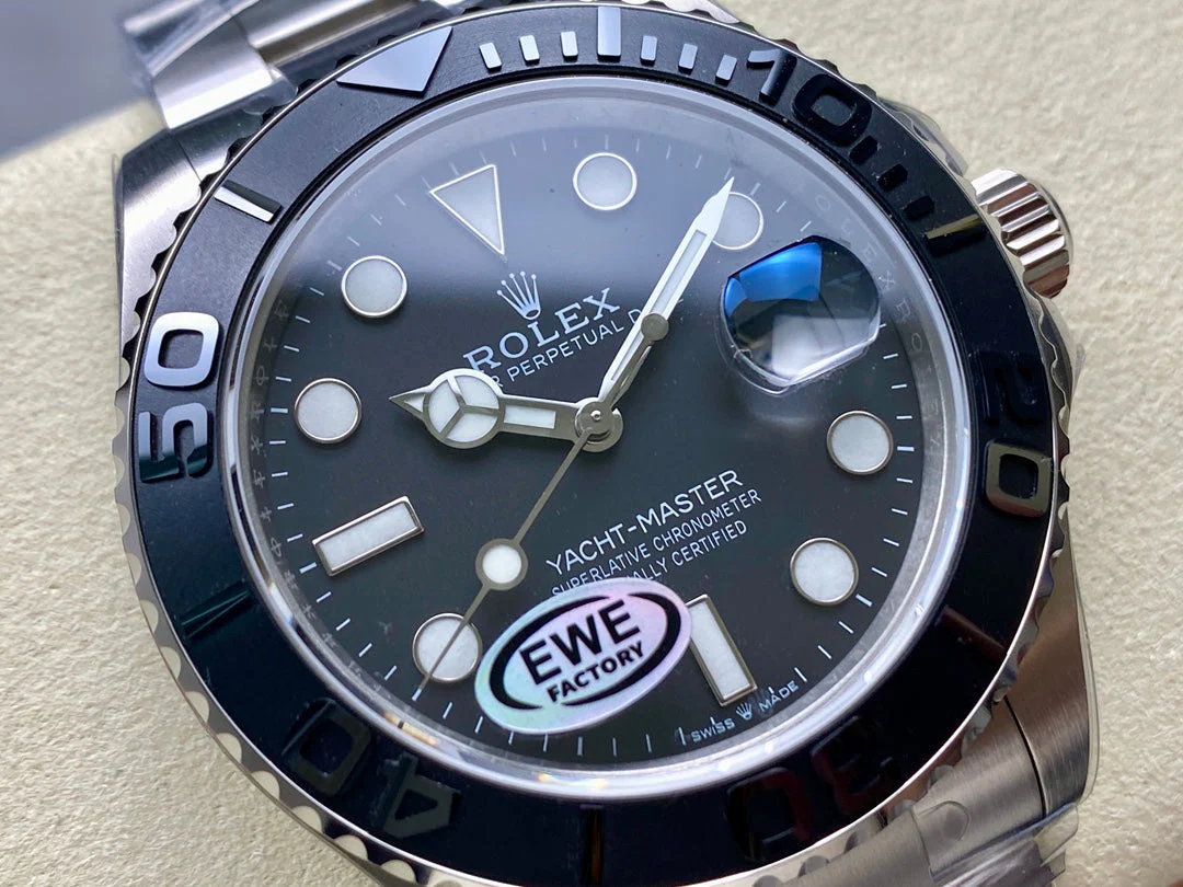 Rolex Watch Yacht-Master 42mm Silver Black