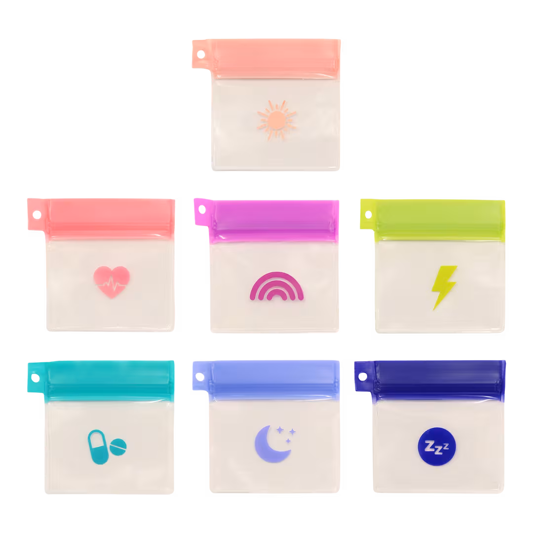 MYTAGALONGS  Vitamin Organizing Pouches - Must Have Icons