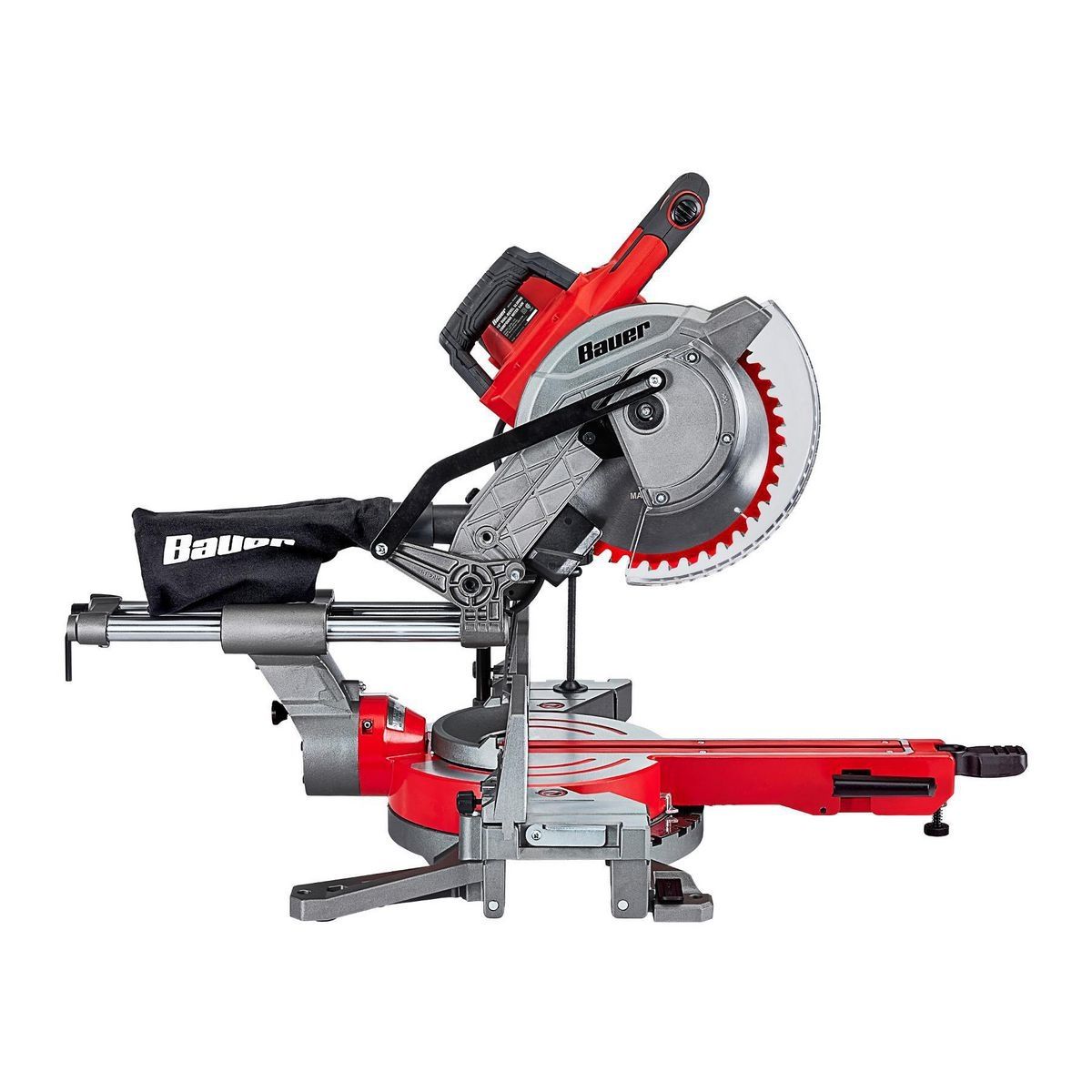 BAUER 10 in. Dual-Bevel Sliding Compound Miter Saw