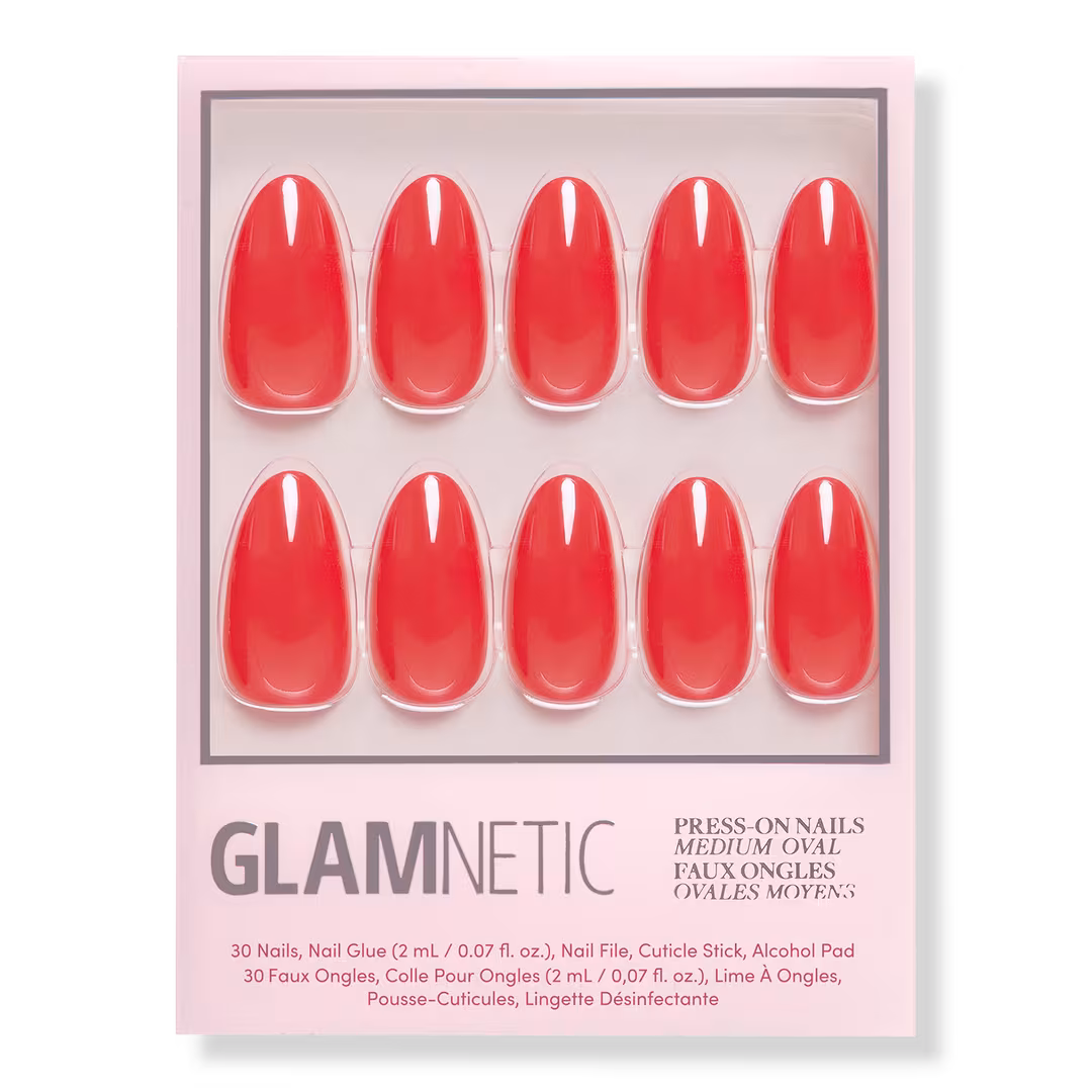 Glamnetic  It-Girl Red Press-On Nails
