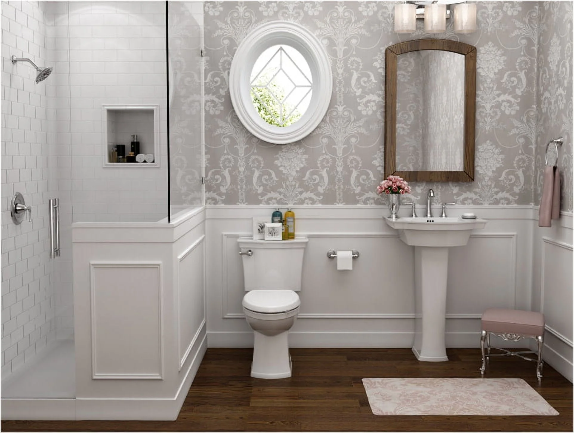 American Standard 7722.801 Estate Widespread Bathroom Faucet - Nickel