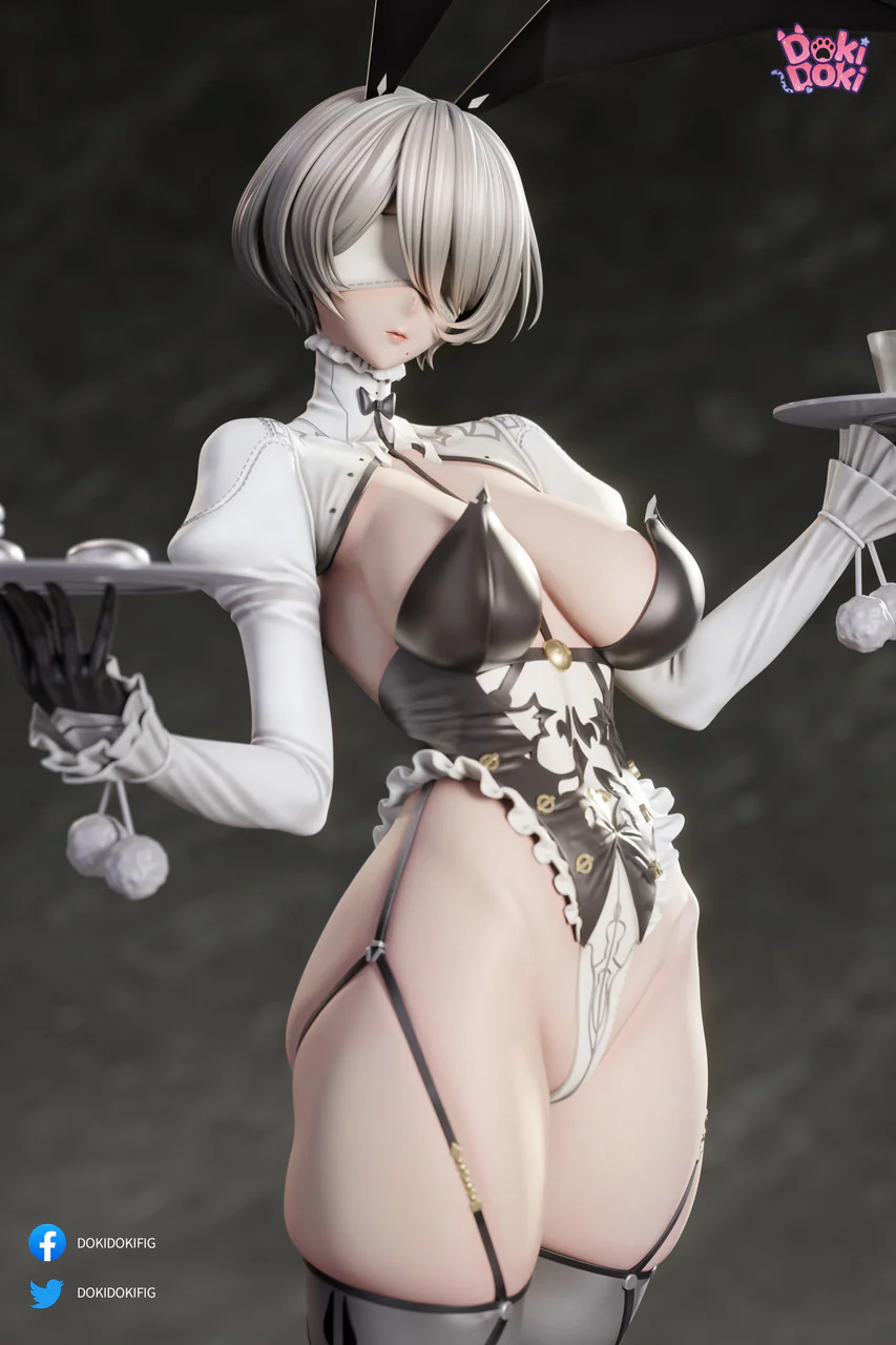 Nier: Automata - Yorha 2B Dish | 1:6 Resin Statue | by Doki Doki Figures