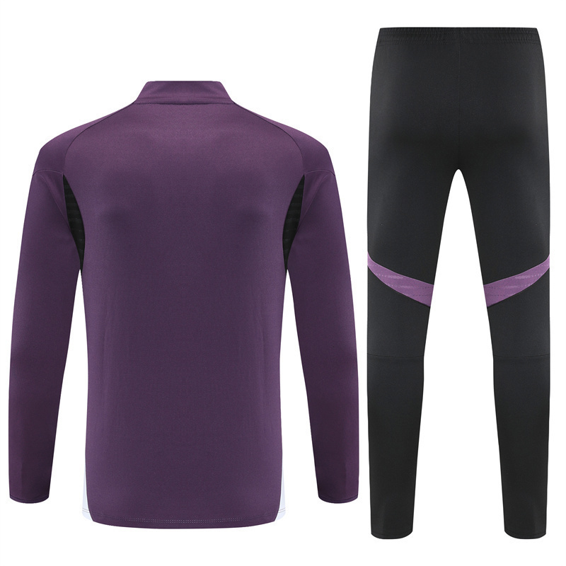 25/26 Manchester United Purple Half Zip Training Kit (Adult Kids Kit)