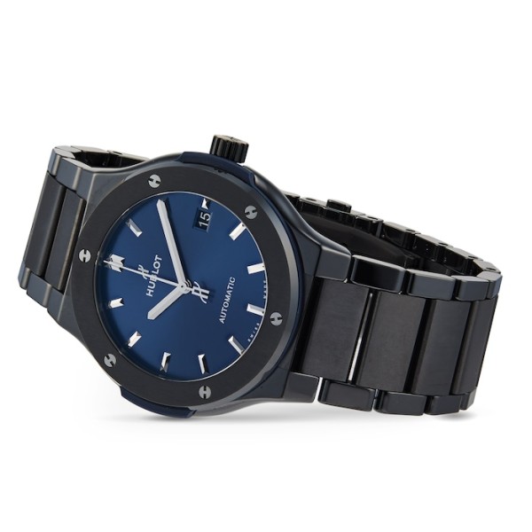 Replica Hublot Classic Fusion Men Automatic Blue Ceramic Watch 510.CM.7170.CM