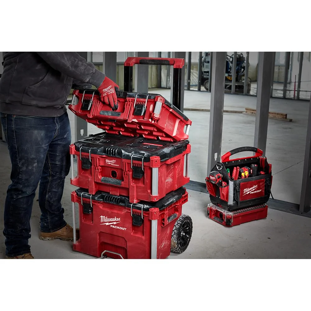 Milwaukee Electric Tool 48-22-8424 Pack out Tool Box, 22", Red