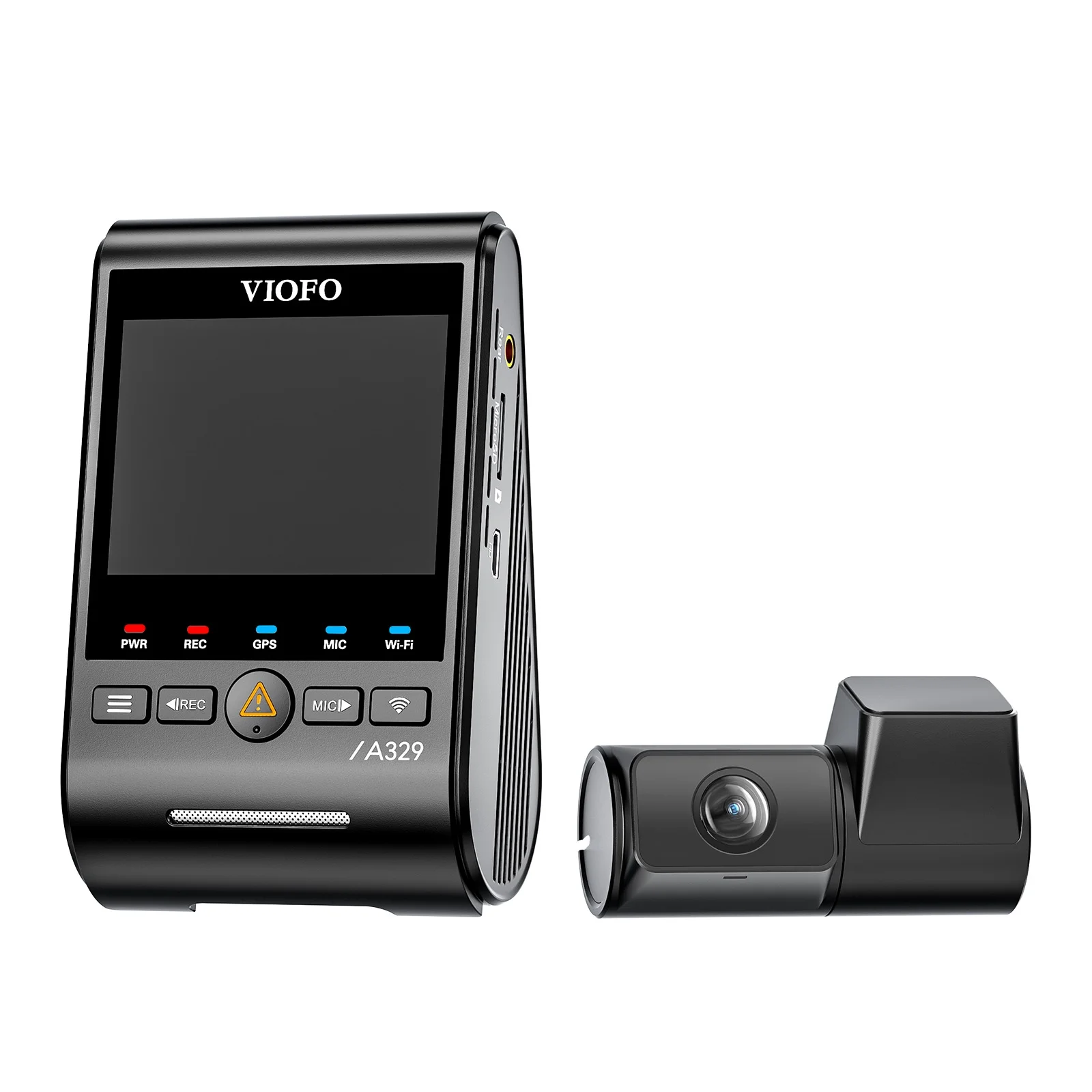 VIOFO A329 2CH First 4K 60FPS Front and 2K Rear Wi-Fi 6 Dash Cam HDR with Sony STARVIS 2 Sensors Support SSD Storage