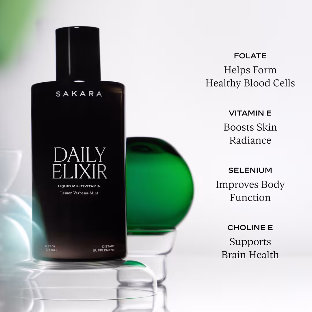 SAKARA  Daily Elixir Liquid Multivitamin