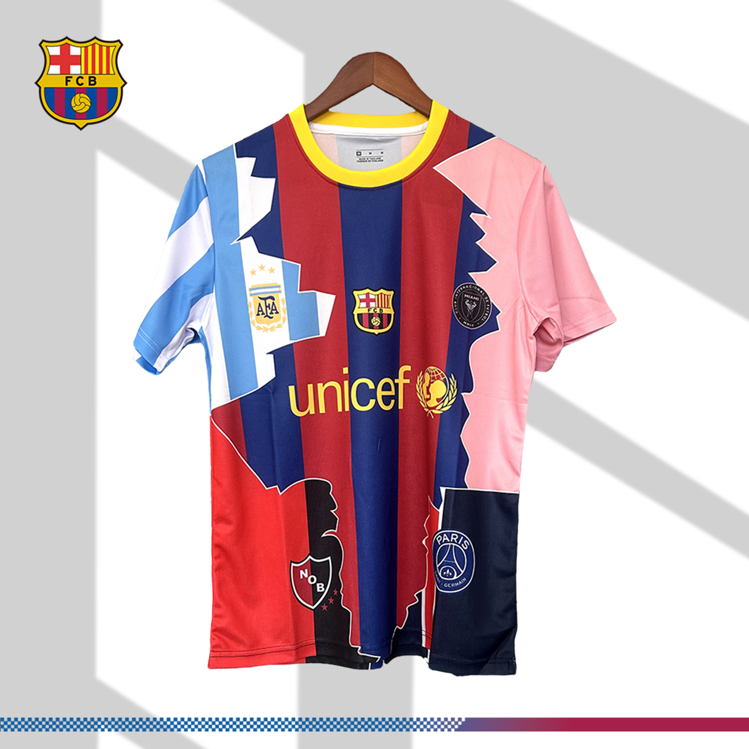 2025/2026 Barcelona Messi Commemorative Football Jersey (Fan Edition)