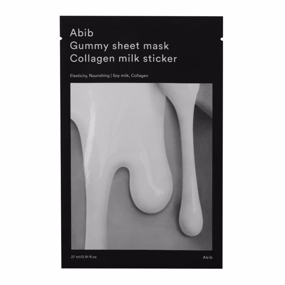 Gummy Sheet Mask Collagen Milk Sticker