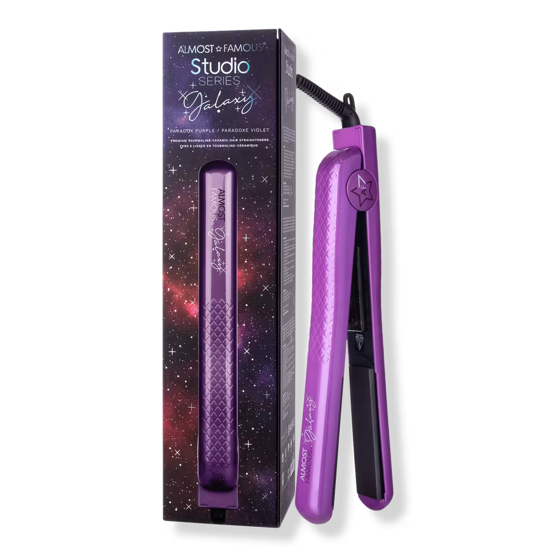 Almost Famous  Galaxy Tourmaline Gem Flat Iron for Straightening & Styling