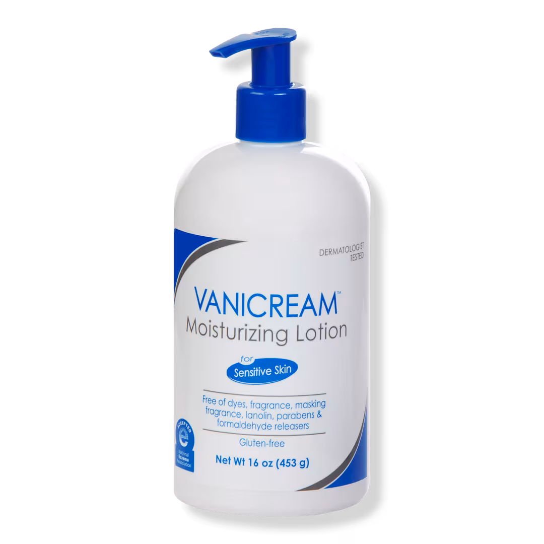 VANICREAM  Moisturizing Lotion with Pump for Sensitive Skin