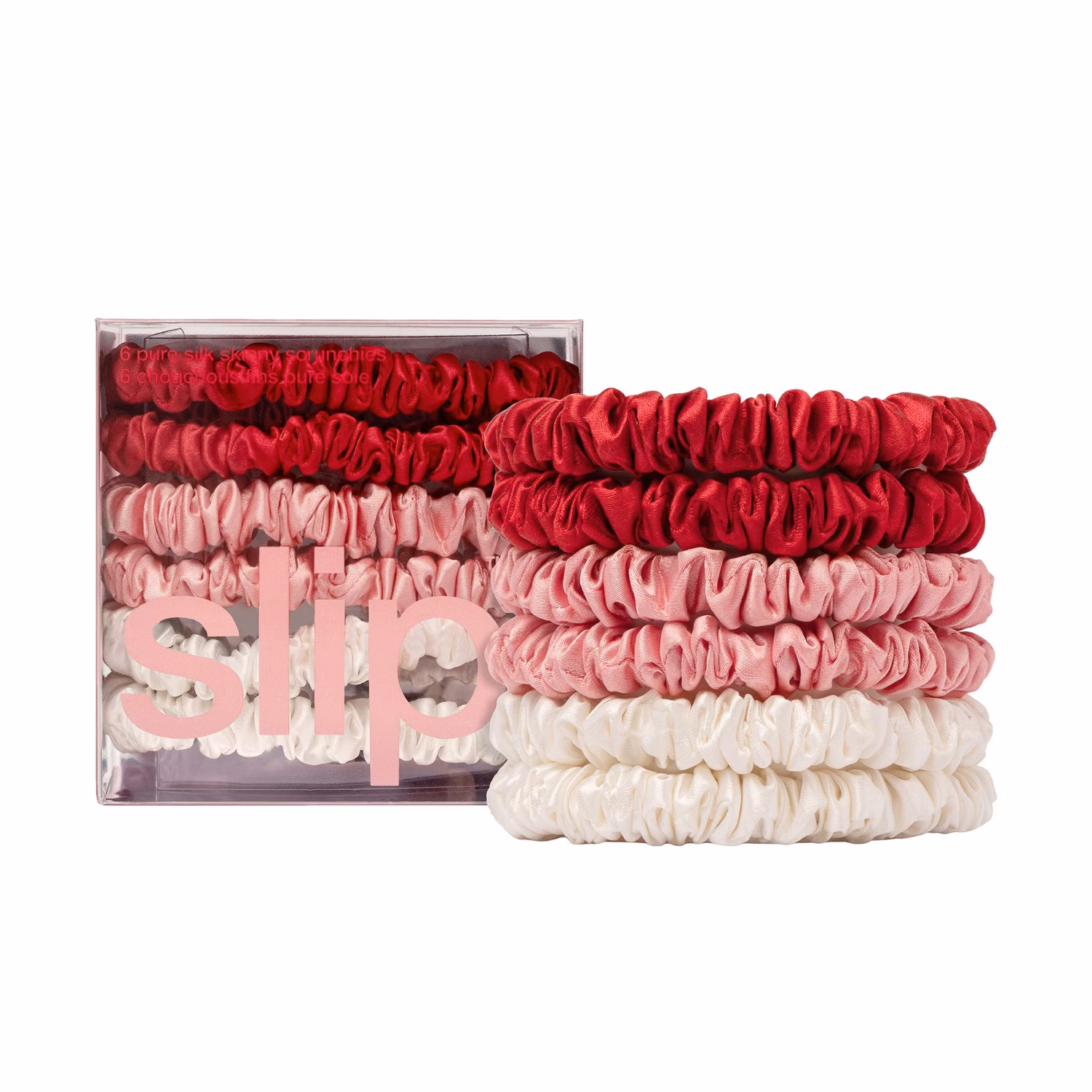 Schmale Scrunchies, Aus Reiner Seide - Sweetie