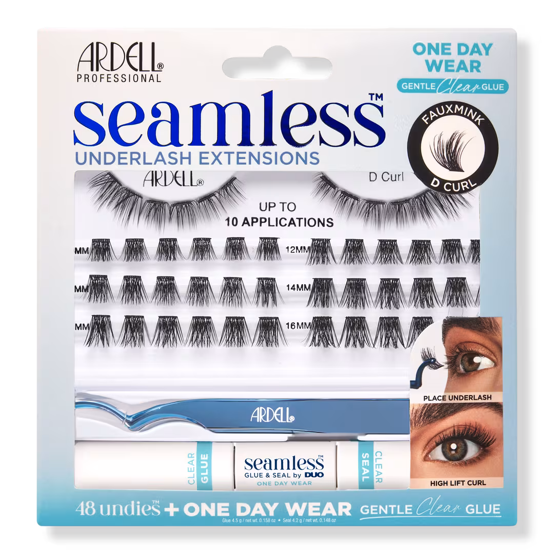 Ardell  Seamless One Day Underlash Extension Kit – Faux Mink D Curl