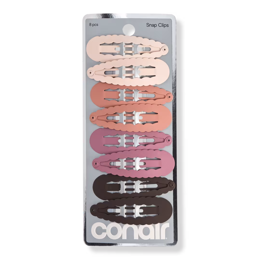 Conair Accessories  Soft-Touch Wavy Snap Clips