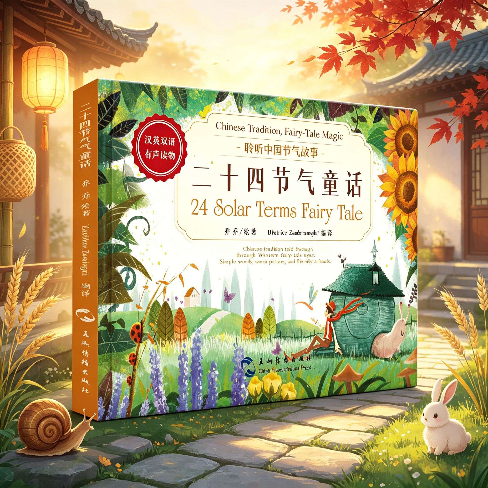 24 Solar Terms Fairy Tale: A Bilingual Journey Through Chinese Seasons (Hardcover with Audio)