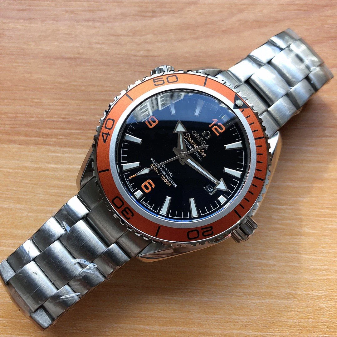 Omega Watch SEMASTER PLANET OCEAN 600 STAINLESS STEEL ORANGE