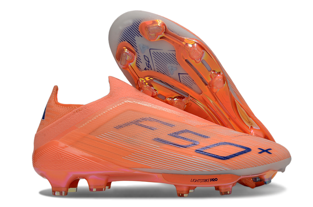 A F50 Low-top Waterproof Football Shoes Without Shoelaces