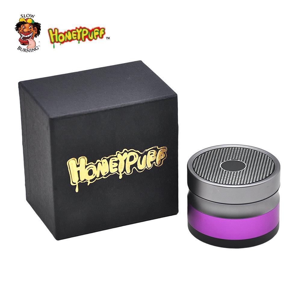 HoneyPuffâ„?Bluetooth Speaker 4 Layer 48mm Novelty Herb Grinder (4 Colors)