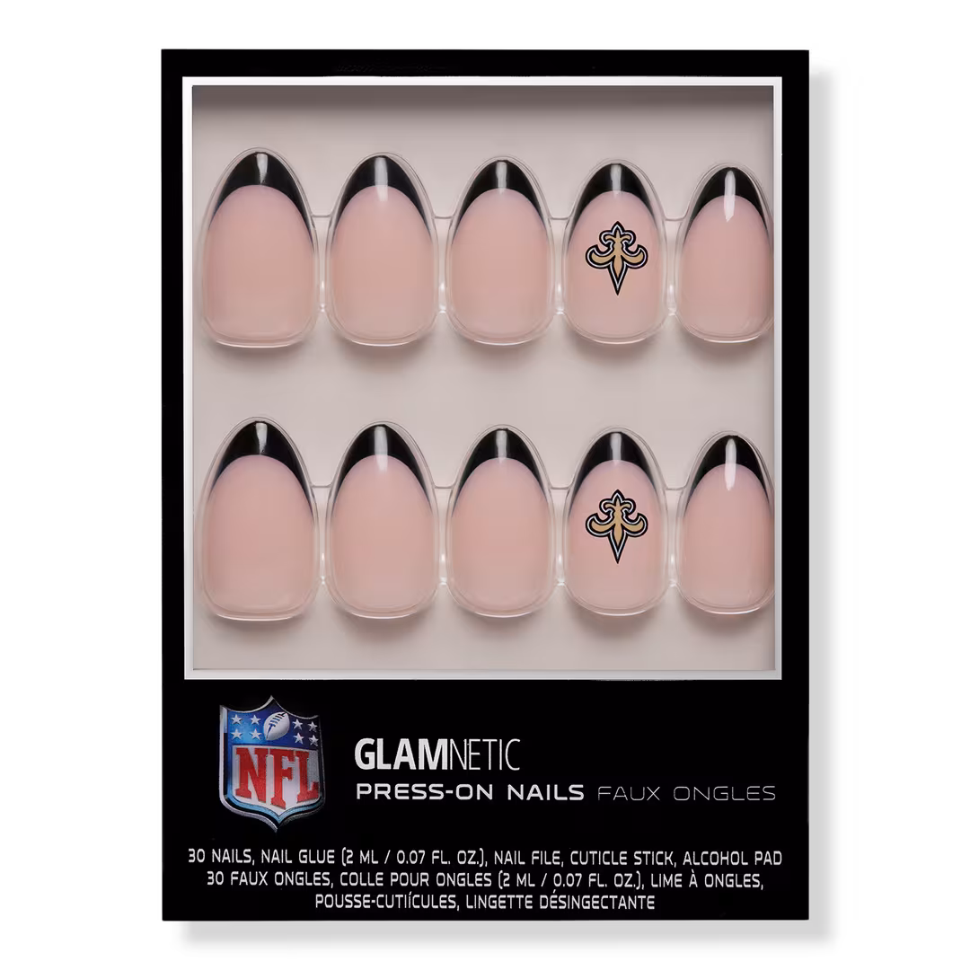 Glamnetic x Fanatics Nail  New Orleans Saints Press-On Nails