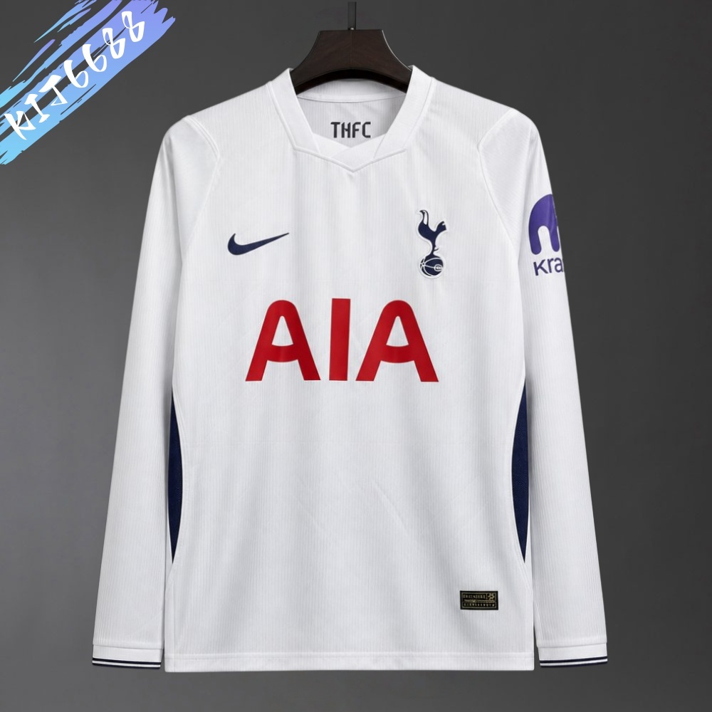2026/202726 TTottenham Hotspur Home Long Sleeve Football Shirts( Fans version）