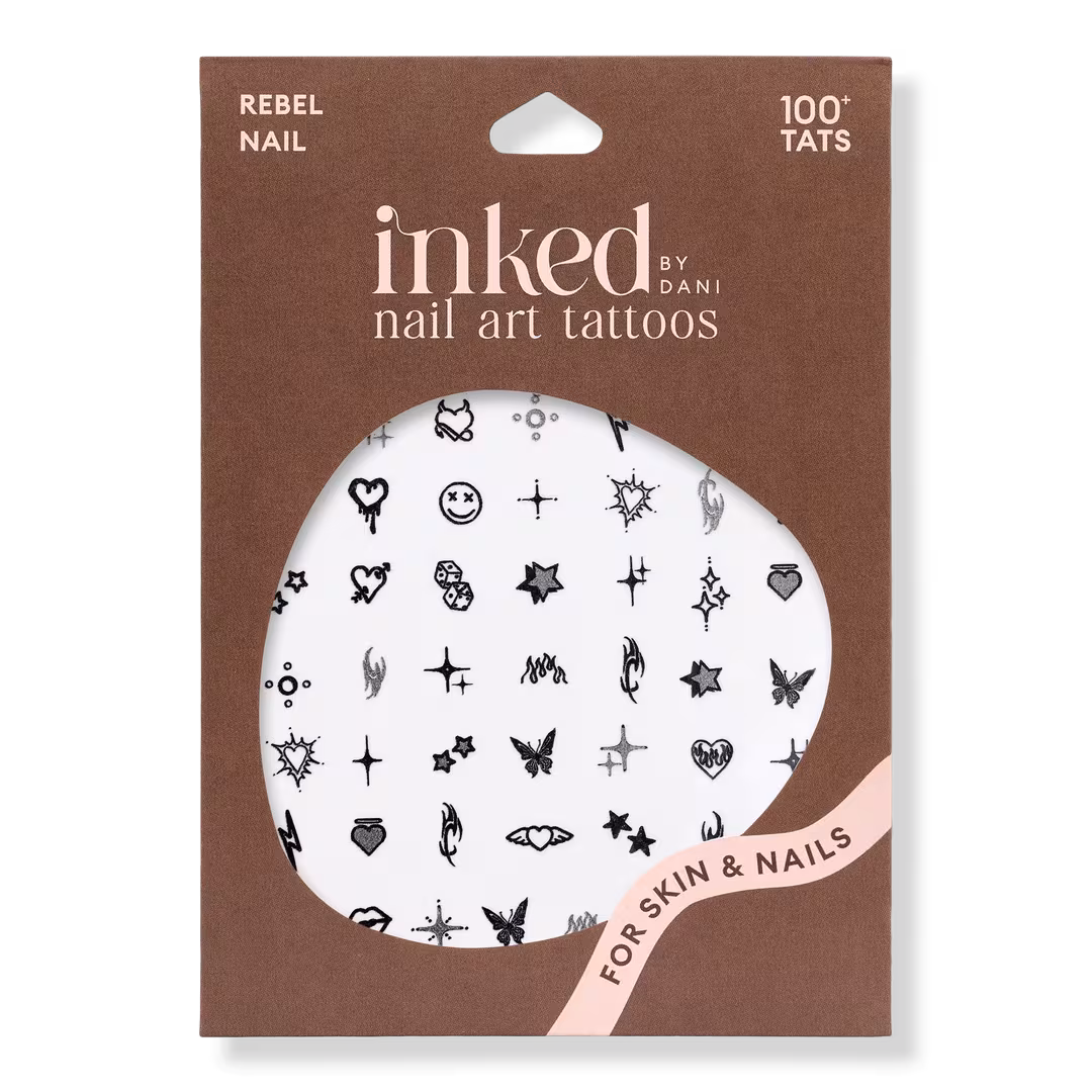 Inked by Dani  Rebel Nail Art Temporary Tattoo Pack