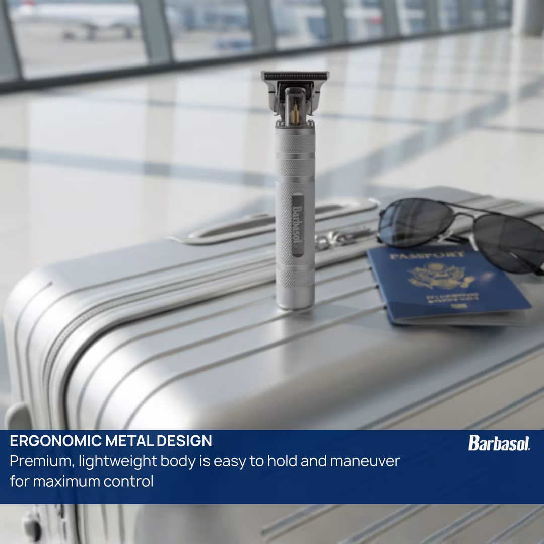 Barbasol Shaving  Stainless Rechargeable Zero-Gap T-Blade Trimmer with 3 Combs