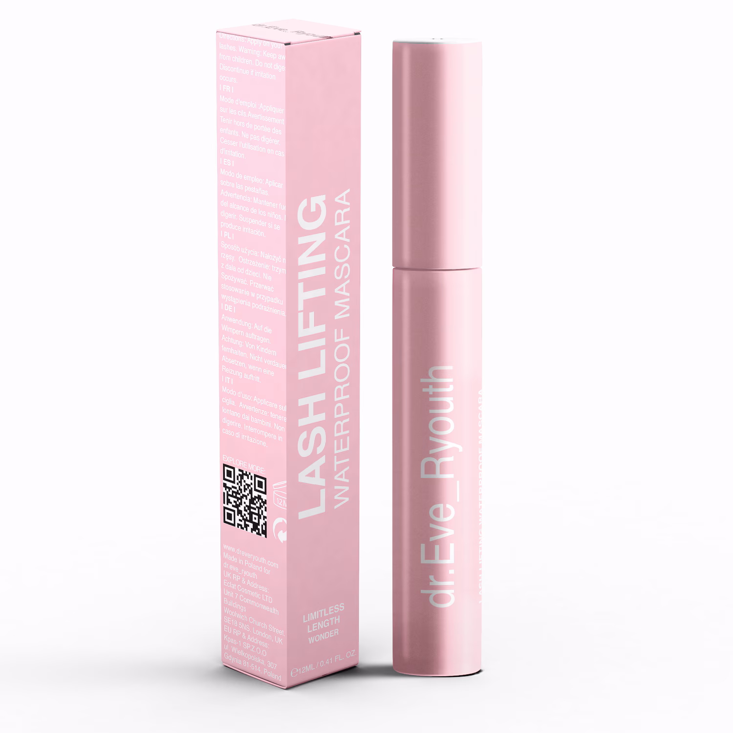 Wasserfeste Wimpernlifting-Mascara
