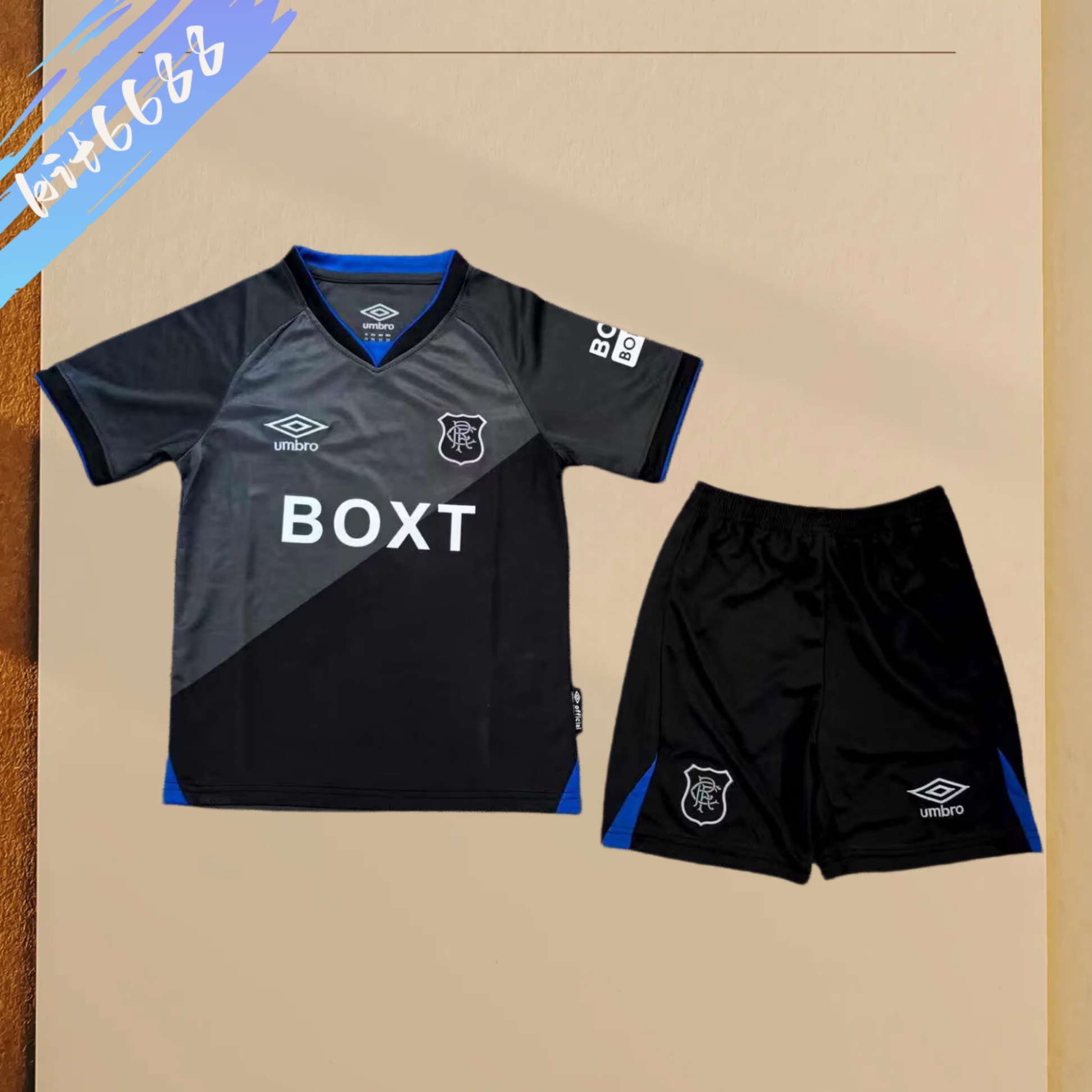 2025/2026 Glasgow Rangers Third Away Football shirt (Adult Kids Kit socks）