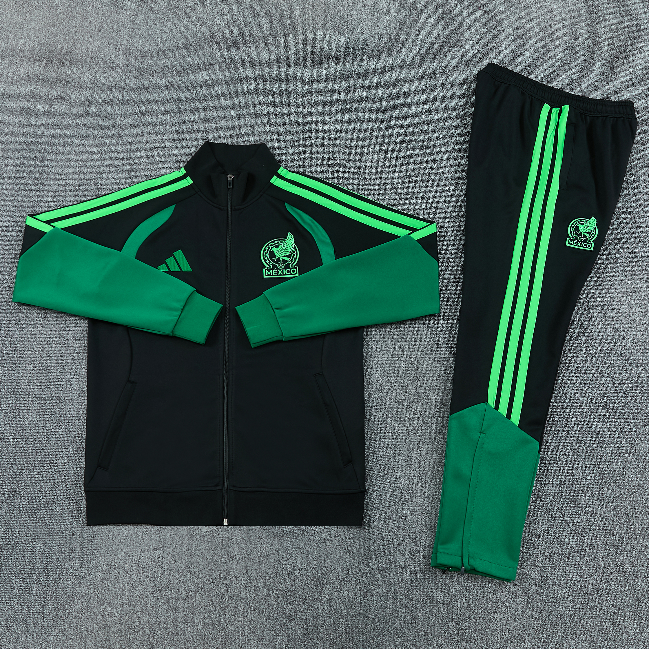 2026/2027 Mexico Full Zipper Training Suit (Adult Set)