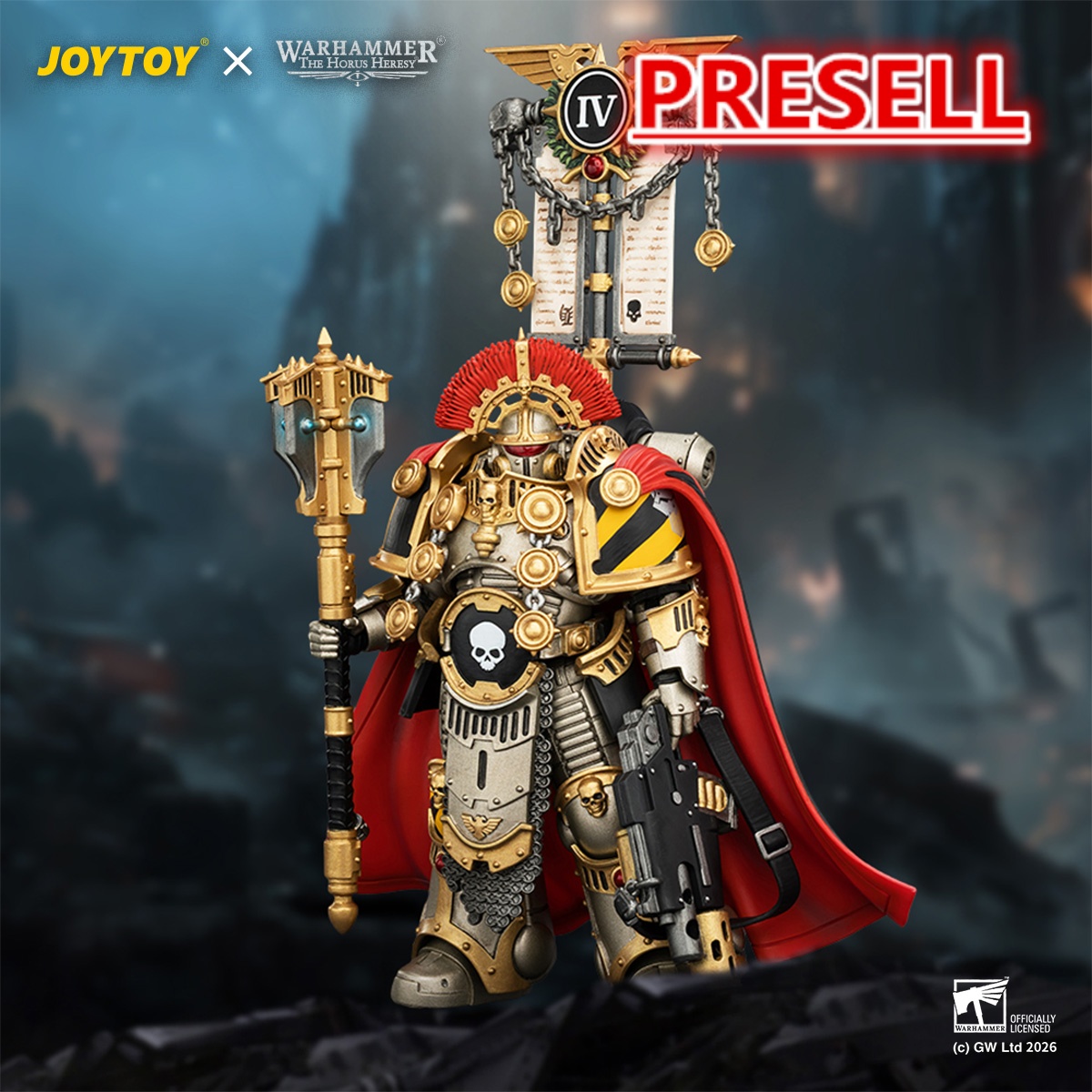 JOYTOY JT04391 Warhammer The Horus Heresy 1:18 lron Warriors Centurion - JOYTOY WORLD
