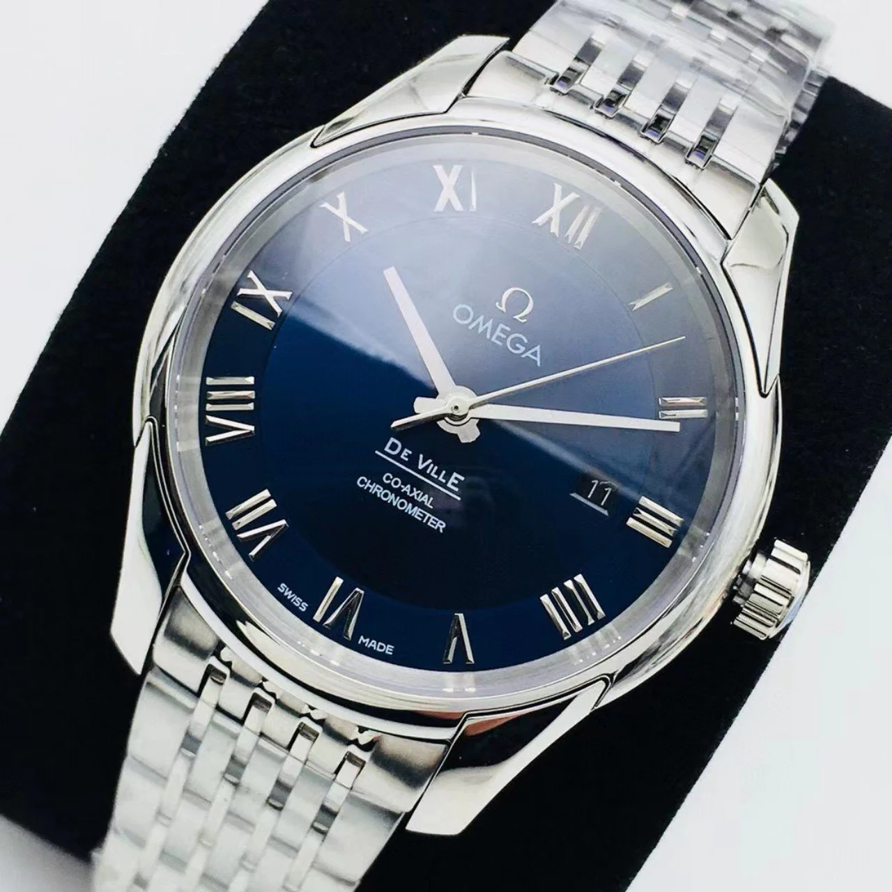 Omega Watch DEVILLE HOUR VISION CO-AXIAL STAINLESS STEEL BLUE DIAL