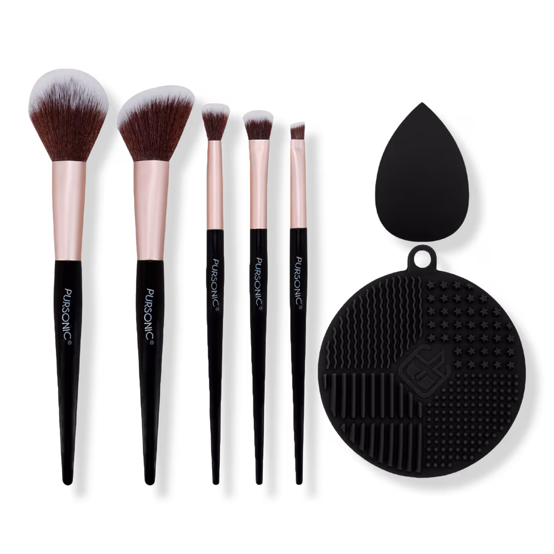 PURSONIC  Complete Glam 7-Piece Makeup Brush Set