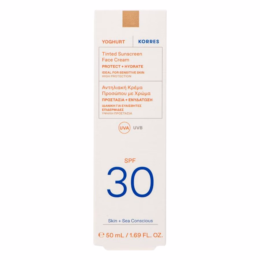 Yoghurt Getönte Sonnencreme für das Gesicht SPF30
