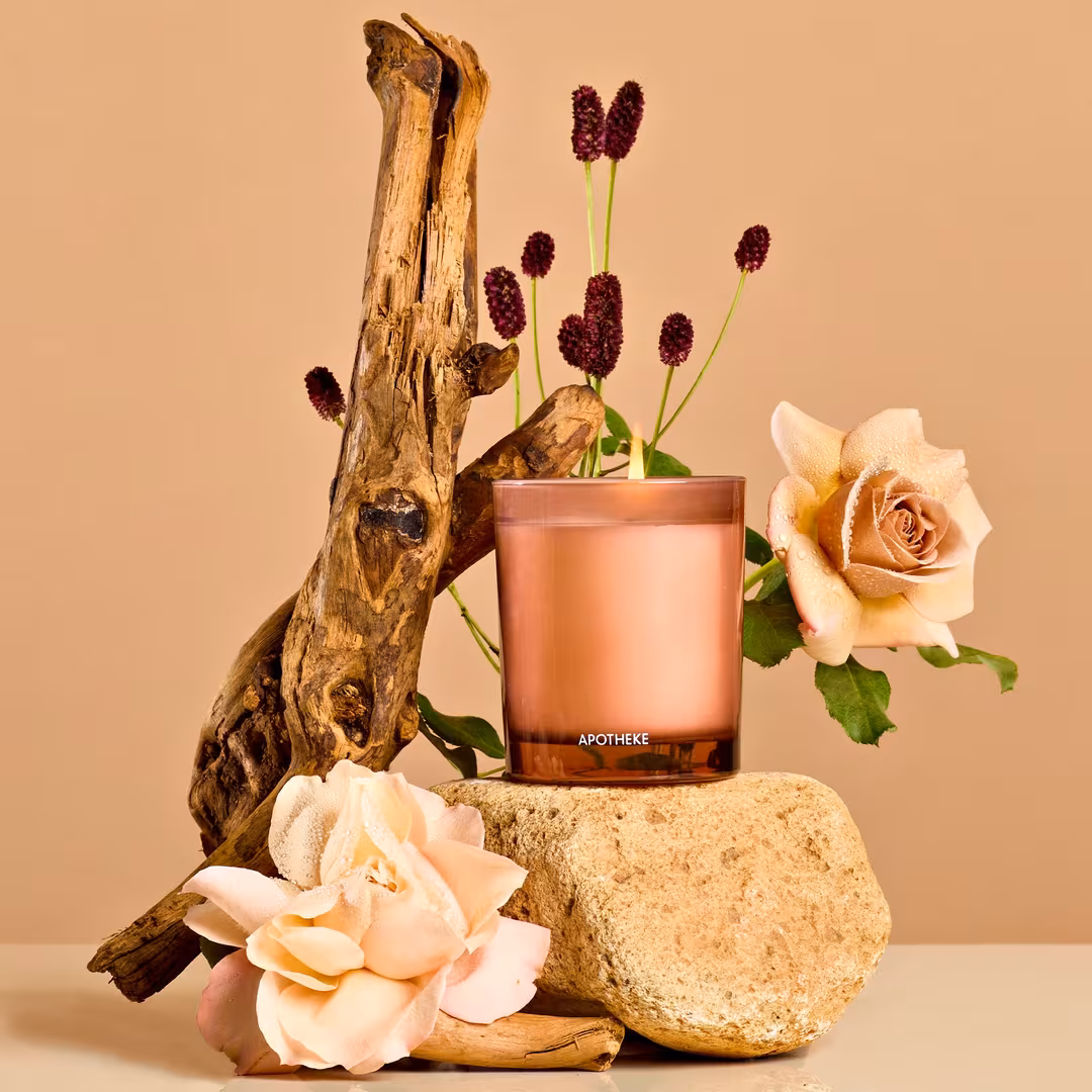 APOTHEKE  Santal Rock Rose Petite Scented Candle