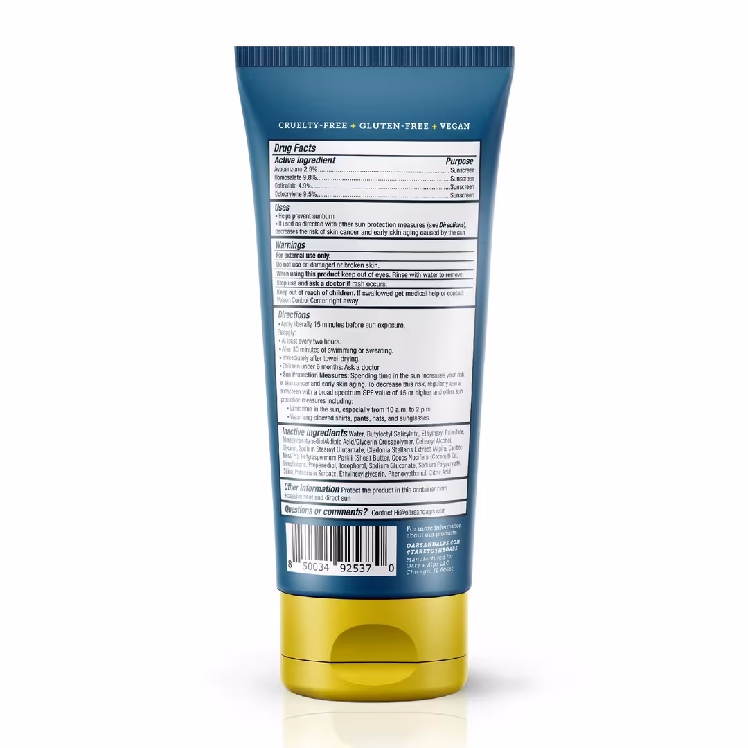 Oars + Alps  Everyday Sunscreen Lotion with SPF 50