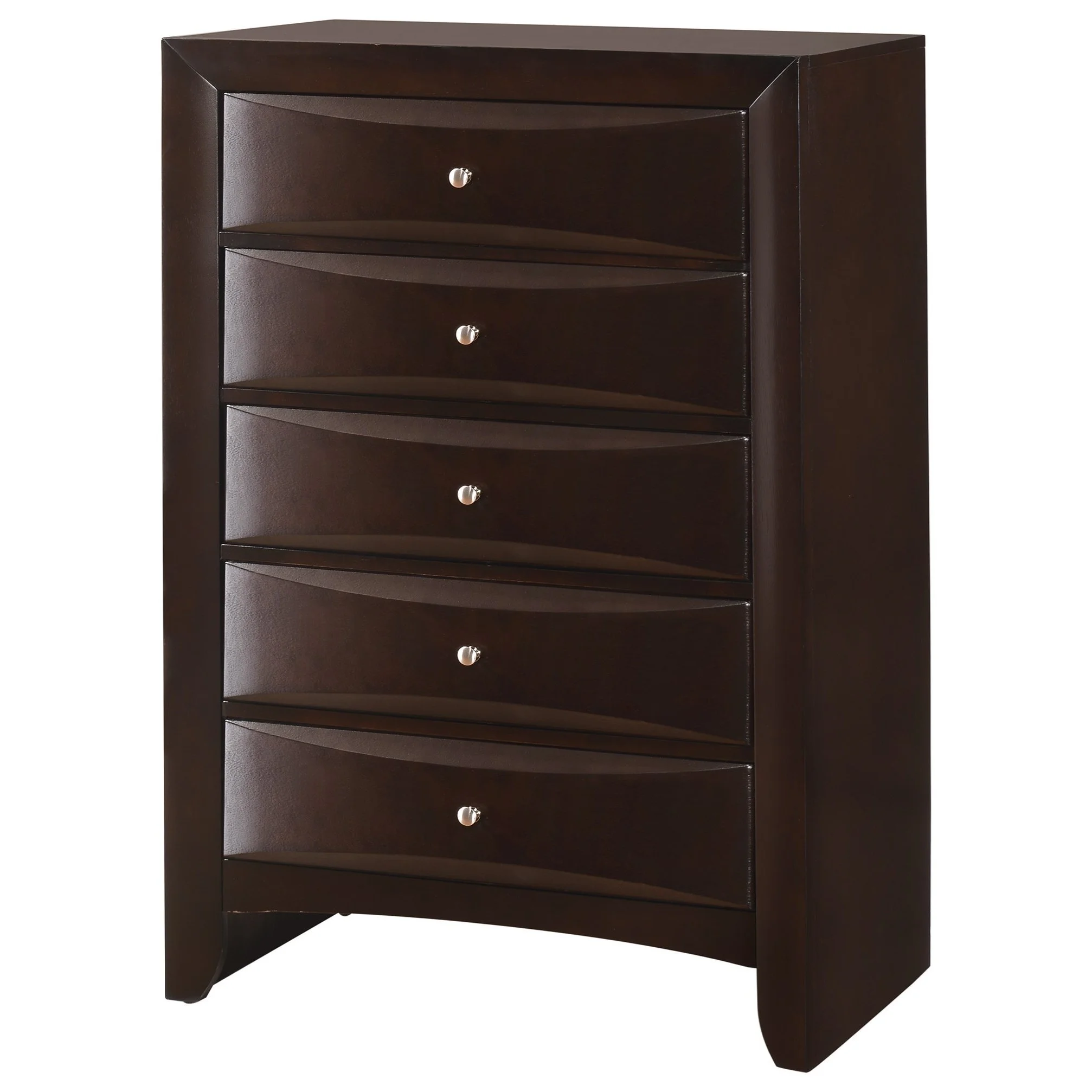 Contemporary Queen Size 6pc Captains Bed Set Storage Drawers Cherry Finish Solid Wood Master Bedroom Furniture