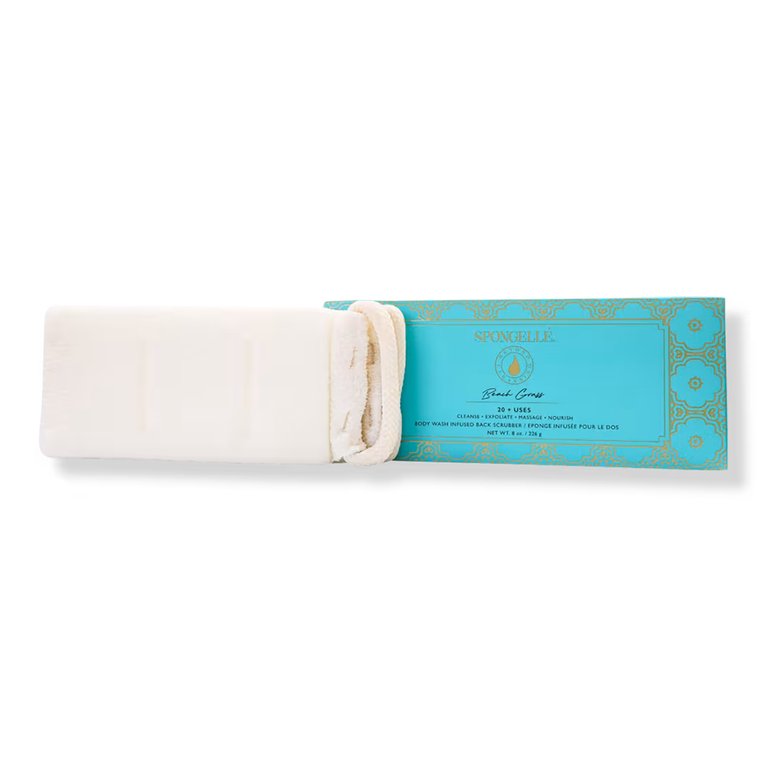 SPONGELLE  Daisy Collection Back Scrubber - Beach Grass