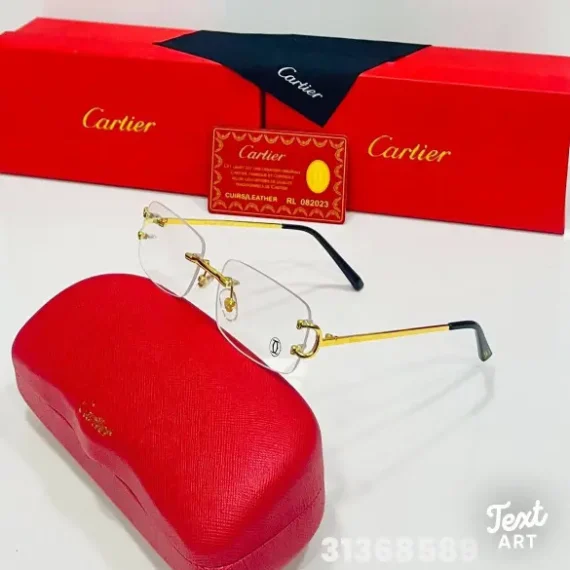 Cartier rimless eyeglasses 14