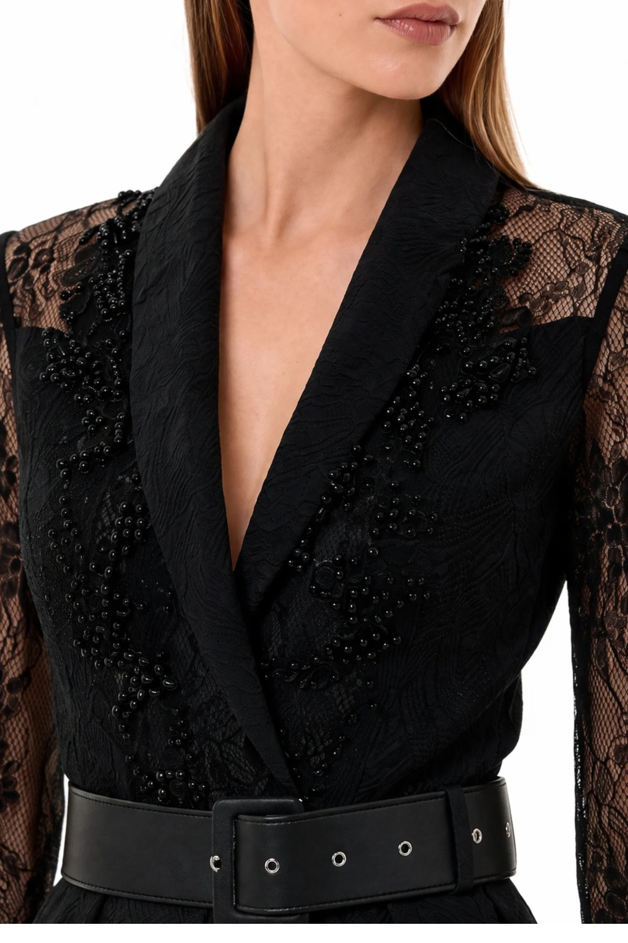 Dahlia Sheer Beaded dress