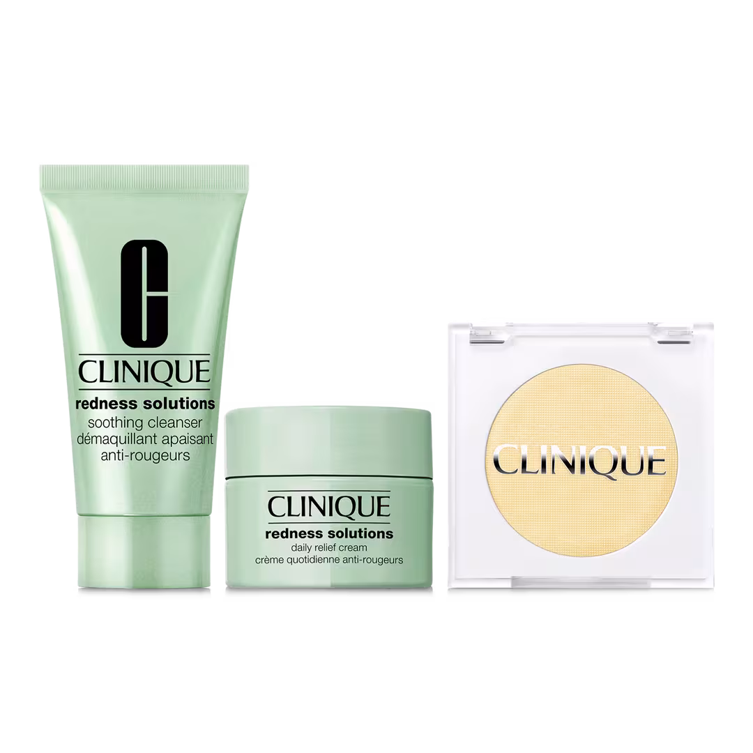 Clinique  Redness Relief Skincare Set