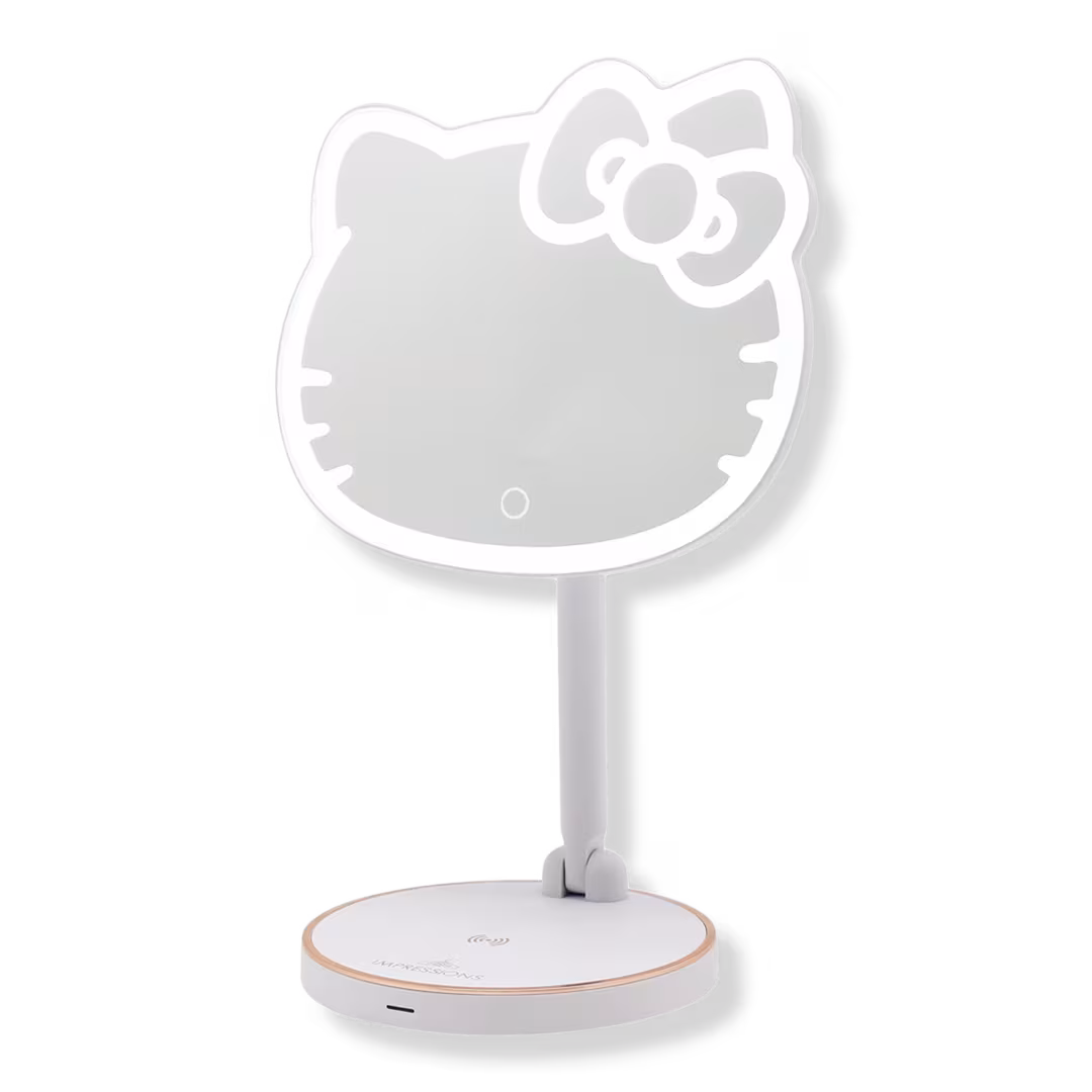 Impressions Vanity  Hello Kitty Rechargeable Table Makeup Mirror