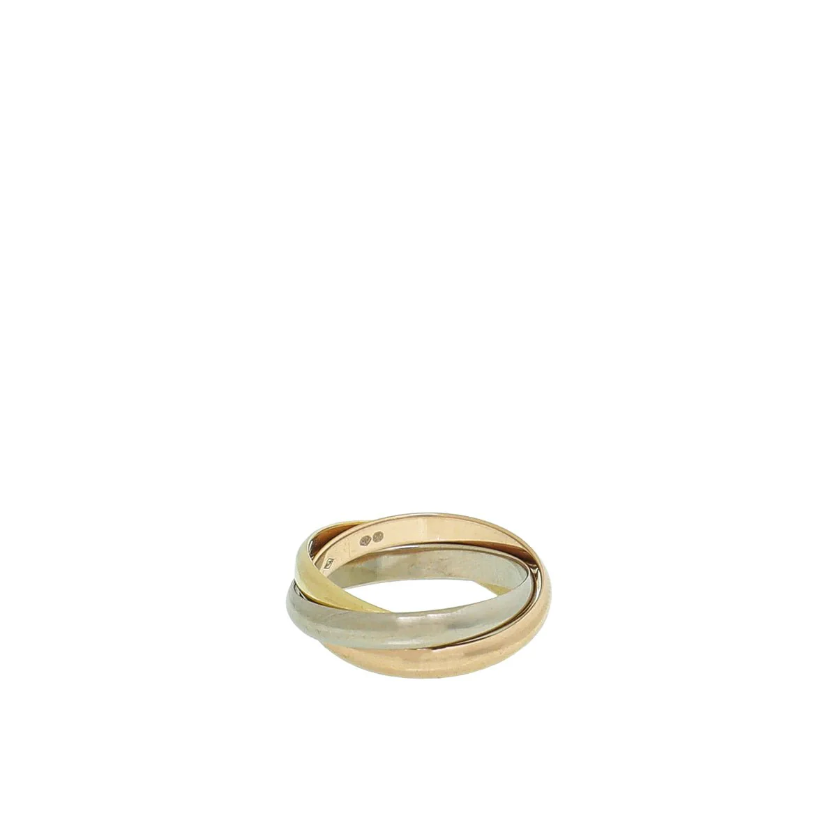 Cartier 18K Trinity Gold Ring 49