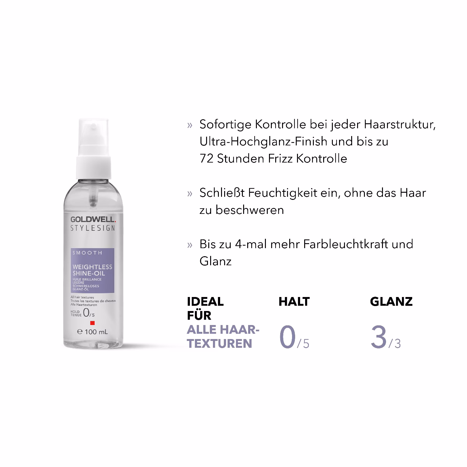 SMOOTH SCHWERELOSES GLANZ-ÖL
