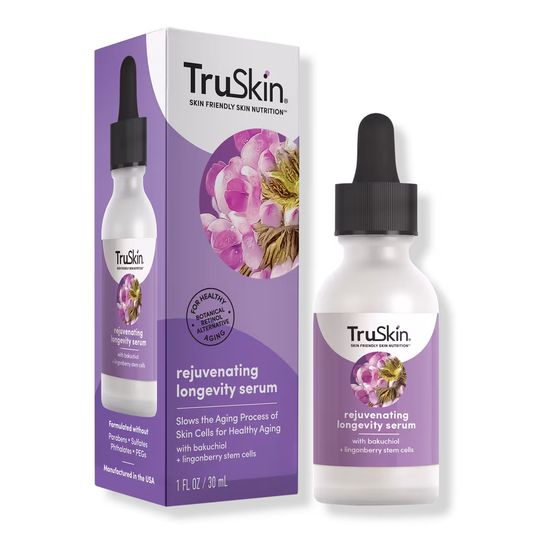 TruSkin  Rejuvenating Longevity Serum with Bakuchiol