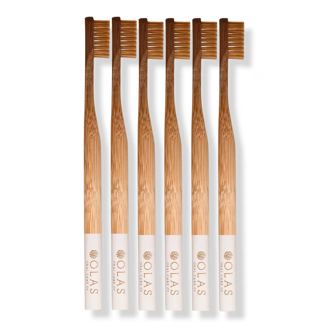 OLAS Wellness  White Toothbrush Natural
