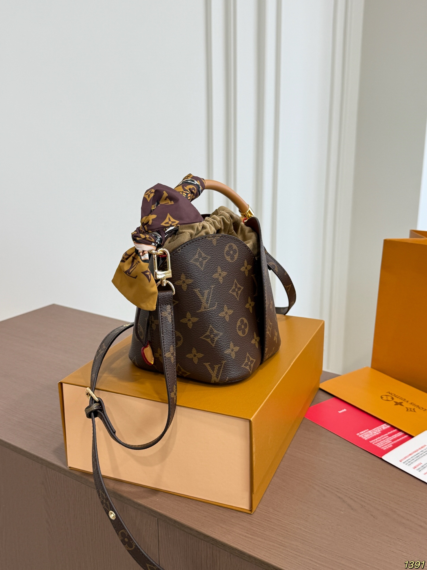 LV Drawstring Bucket Bag