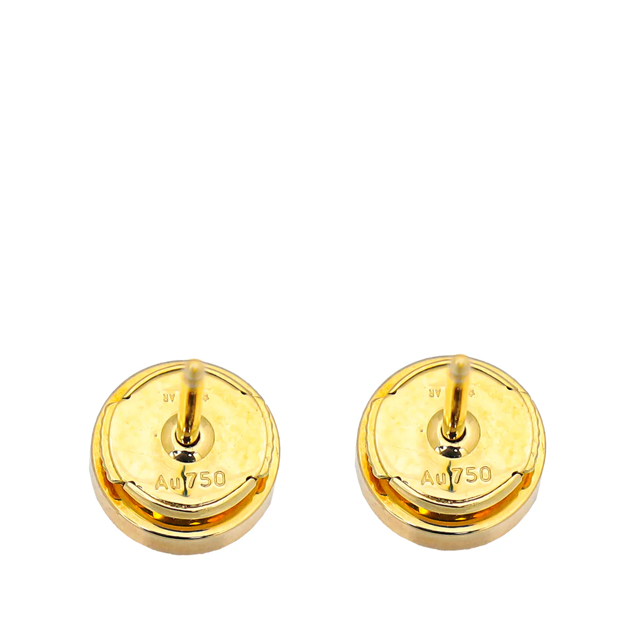 Cartier 18K Yellow Gold Love Stud Earrings